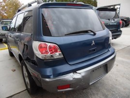 2004 MITSUBBISHI OUTLANDER XLS NAVY BLUE 2.4L AT 2WD 183877
